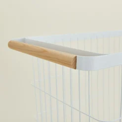 Yamazaki Home Bath Accessories|Baskets & Storage^Slim Rolling Laundry Basket