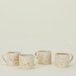 Sir/Madam Dinnerware^Splatterware Mug, Set of 4