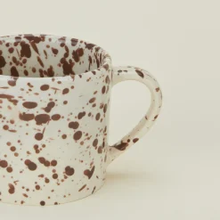 Sir/Madam Dinnerware^Splatterware Mug, Set of 4