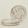 Sir/Madam Dinnerware^Splatterware Plate, Set of 4