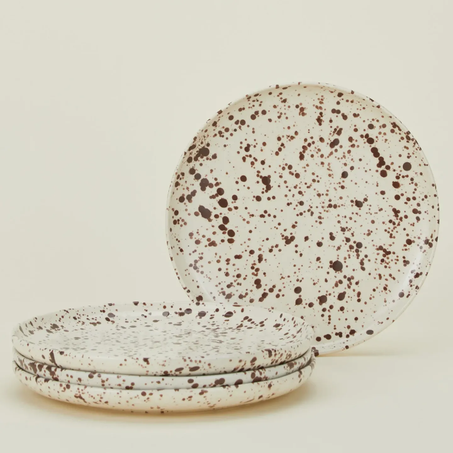 Sir/Madam Dinnerware^Splatterware Plate, Set of 4