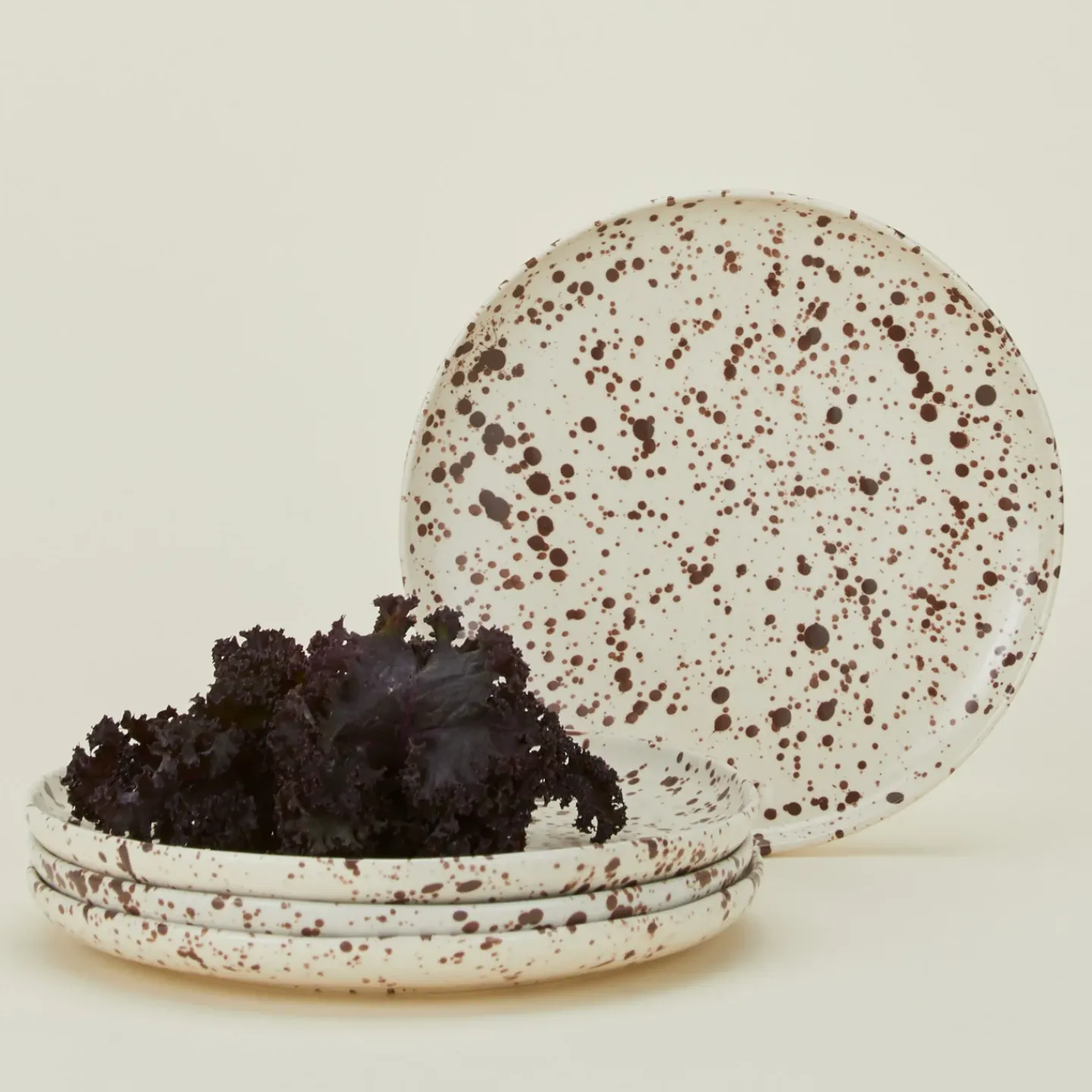 Sir/Madam Dinnerware^Splatterware Plate, Set of 4