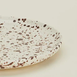 Sir/Madam Dinnerware^Splatterware Plate, Set of 4