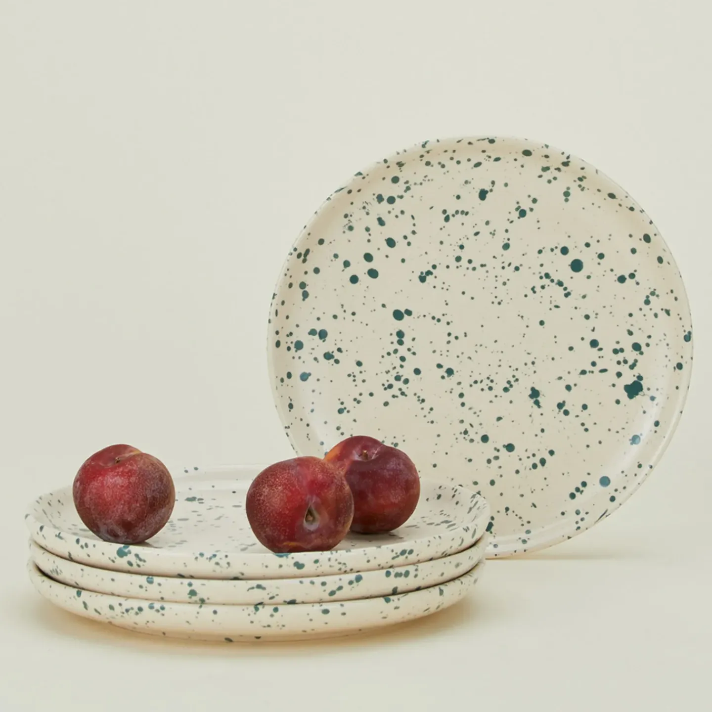 Sir/Madam Dinnerware^Splatterware Plate, Set of 4
