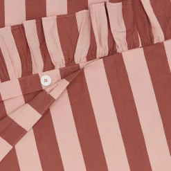 TBCo Duvets^Striped + Ruffled Duvet Cover