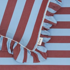 TBCo Pillows|Pillows & Shams^Striped + Ruffled Pillowcases, Set of 2