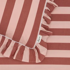 TBCo Pillows|Pillows & Shams^Striped + Ruffled Pillowcases, Set of 2