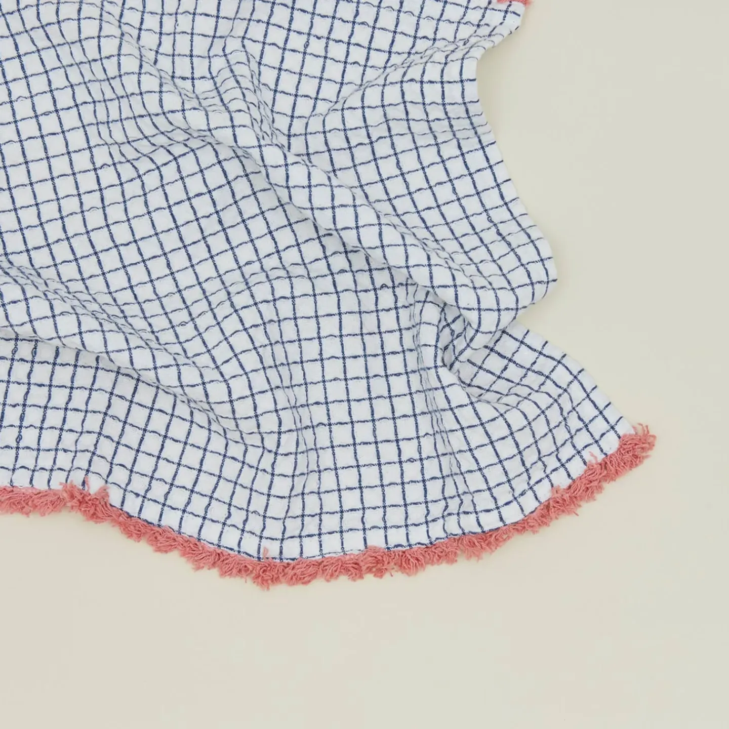 Fort + Field Kitchen Textiles|Kitchen Cleaning^Waffle Bright Fringe Kitchen Dish Cloth