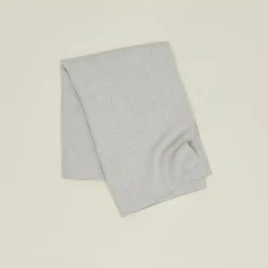 Fog Linen Throws^Washed Linen Waffle Throw Blanket - Natural