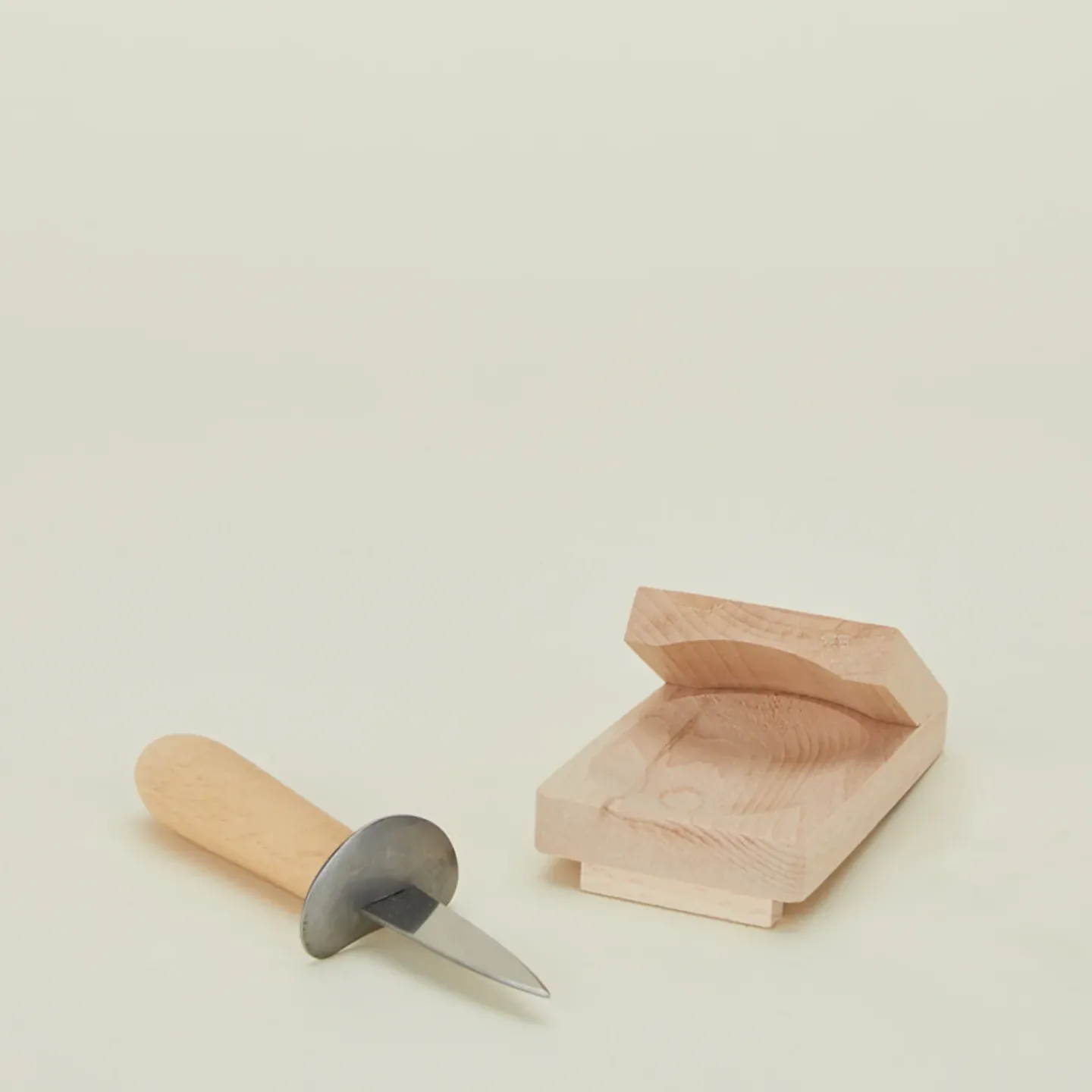 Jean Dubost Kitchen Accessories^Wooden Oyster Knife