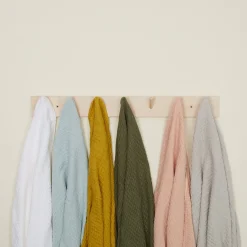 Iris Hantverk Bath Accessories|Loungewear^Wooden Rack - Seven Hooks